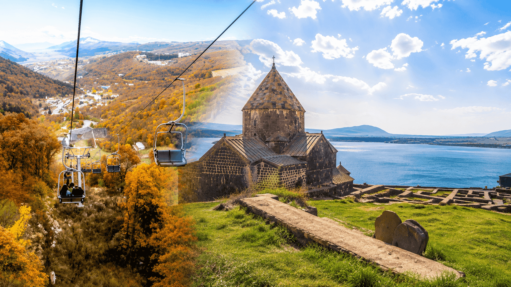 Цахкадзор, канатная дорога и Севан